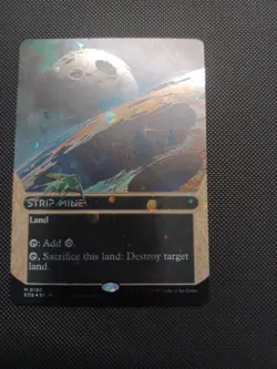 Strip Mine 0130 MTG Borderless Galaxy Foil Edge of Eternities: Stellar Sights NM - Image 2