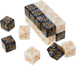 24 Pieces MTG Counters Dice +1/+1 Buff Tokens Black Plus 1 Counter Magic Dice... - Image 5