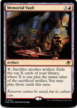Memorial Vault (Foil) - [Edge of Eternities] MTG Magic *In Hand/Ships Now* 🔥 - Image 3
