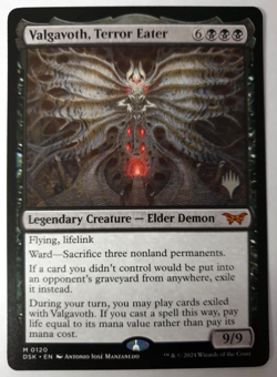 MTG Duskmourn - Valgavoth, Terror Eater - Promo Mythic - 0120 NM - Image 1