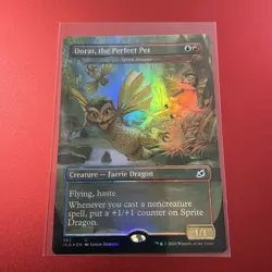 MTG Dorat, the Perfect Pet - Sprite Dragon Ikoria: Lair of Behemoths Foil NM - Image 1