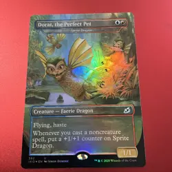 MTG Dorat, the Perfect Pet - Sprite Dragon Ikoria: Lair of Behemoths Foil NM - Image 2