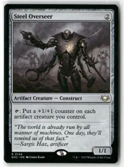 Steel Overseer Commander: Edge Of Eternities MTG NM MAGIC - Image 1