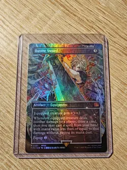 MTG FINAL FANTASY Buster Sword BORDERLESS FOIL 351 NM - Image 2