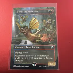 MTG Dorat, the Perfect Pet - Sprite Dragon Ikoria: Lair of Behemoths Regular - Image 1
