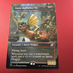 MTG Dorat, the Perfect Pet - Sprite Dragon Ikoria: Lair of Behemoths Regular - Image 2