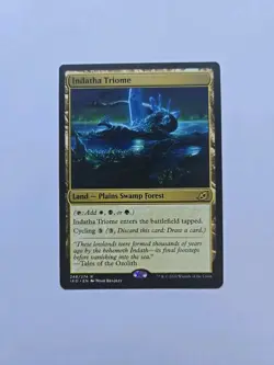 Indatha Triome - IKO - NM - MTG Triome Land - Ikoria Abzan - Magic The Gathering - Image 1