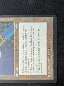 Gustha's Scepter - Alliances - NM - MTG - Magic the Gathering - Artifact - Image 2