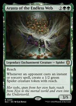 Arasta of the Endless Web BLC 205 Rare MTG - Image 1