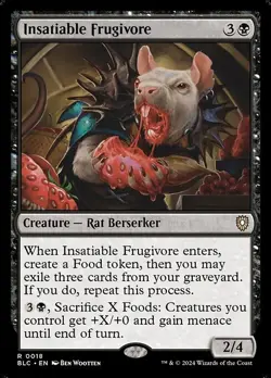 Insatiable Frugivore BLC 18 Rare MTG - Image 1
