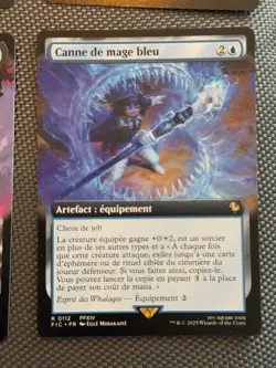 Mtg FIC Final Fantasy - Blue Mage’s Cane Canne Mage Bleu FR-NM Extended French - Image 1