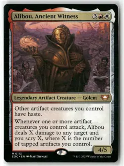 Alibou, Ancient Witness Commander: Edge Of Eternities MTG NM Magic - Image 1