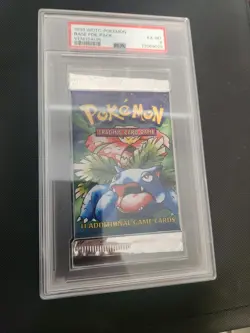 1999 Pokemon Base Set Booster Pack Psa 6 Venusaur - Image 3