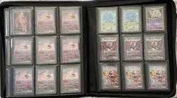 Pokemon Binder Collection Of 189 Cards Vintage And Modern Mint To HP Conditions - Image 1