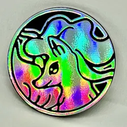 Alolan Ninetales Rainbow Holo Silver & Black Pokemon TCG Coins (LOT OF 5 COINS) - Image 4