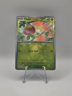 Pokemon TCG Applin Master Ball Pattern 009/131 Prismatic Evolutions NM/Mint - Image 1