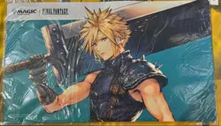 MTG FINAL FANTASY Cloud Strife Playmat Magic: The Gathering New Official playmat - Image 1