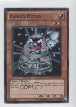 Fabled Oltro Unlimited YuGiOh Hidden Arsenal 3 #HA03-EN038 2010 0e1 - Image 1