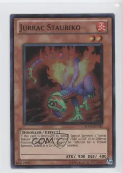 Jurrac Stauriko Unlimited YuGiOh Hidden Arsenal 3 #HA03-EN041 2010 0e1 - Image 1