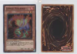 Jurrac Stauriko Unlimited YuGiOh Hidden Arsenal 3 #HA03-EN041 2010 0e1 - Image 3