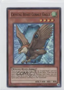 Crystal Beast Cobalt Eagle Unlimited YuGiOh Ra Yellow Mega-Pack #RYMP-EN045 0e1 - Image 1