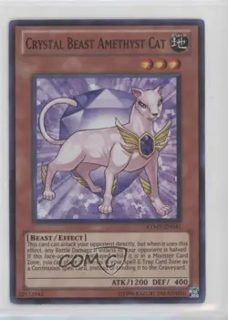 Crystal Beast Amethyst Cat Unlimited YuGiOh Ra Yellow Mega-Pack #RYMP-EN041 12kb - Image 1