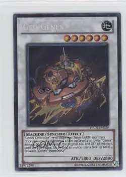 Geo Genex Unlimited YuGiOh Hidden Arsenal 2 #HA02-EN029 2010 ic4 - Image 1