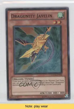 Dragunity Javelin Unlimited YuGiOh Hidden Arsenal 4: Trishula's Triumph READ 0l2 - Image 1