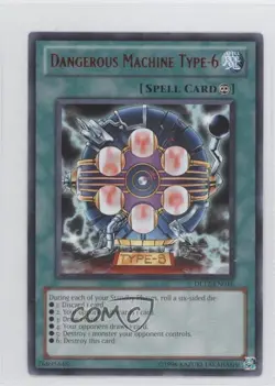 Dangerous Machine Type-6 (Red Rare) YuGiOh Konami Duelist League Promo 2009 ic4 - Image 1