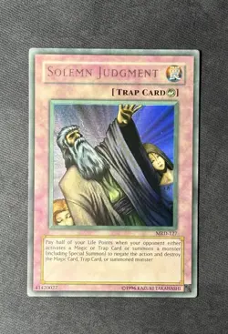 Yugioh! Solemn Judgement MRD-127 | Faded Misprint - LP - Image 1