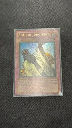 Yugioh! Solemn Judgement MRD-127 | Faded Misprint - LP - Image 3