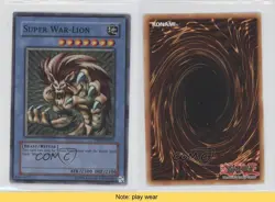 Super War-Lion YuGiOh Premium Pack 2 #PP02-EN001 2008 READ 0w8 - Image 3