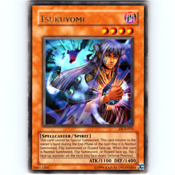 Yugioh Tsukuyomi DCR-075 Unlimited Silver Foil Rare - MP-LP 💎 - Image 1