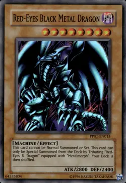 Red-Eyes Black Metal Dragon - Super Rare PP01-EN015 - LP - YuGiOh - Image 1