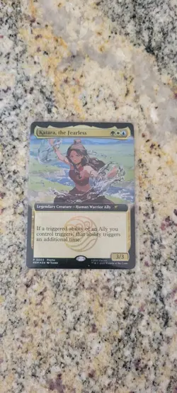 SDCC 2025 Magic the Gathering x Avatar Katara the Fearless Promo Card - Image 1
