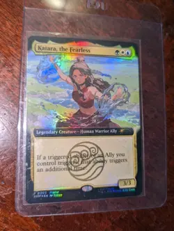 SDCC 2025 Magic The Gathering X Avatar Katara The Fearless Promo Card - Image 1
