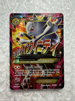 Mega M Mewtwo EX 160/162 Full Art XY Breakthrough Nearmint NM Pokemon Card - Image 2