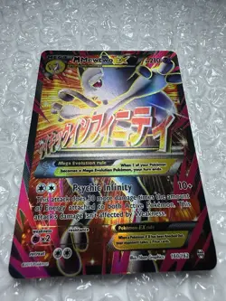 Mega M Mewtwo EX 160/162 Full Art XY Breakthrough Nearmint NM Pokemon Card - Image 3