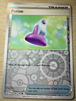 Pokemon TCG Potion 188/198 Scarlet & Violet Reverse Holo Trainer Card - Image 1