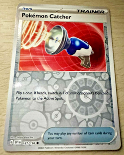 Pokemon TCG Pokemon Catcher 187/198 Scarlet & Violet Reverse Holo Trainer Card - Image 1