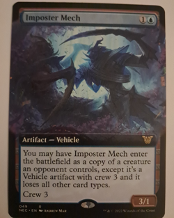 Imposter Mech Extended Art NM Kamigawa Commander MTG Magic the Gathering - Image 1