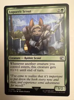 Loporrit Scout Final Fantasy MTG - NM - Image 1