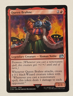 MTG Magic The Gathering FIN Final Fantasy Queen Brahne - Uncommon - Image 1