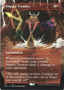 MTG: Secret Lair Drop Series: Impact Tremors: Lightly Played Condition - Image 1
