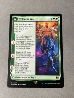 Welcome to. / Jurassic Park - MTG REX 0007 R Jurassic World Collection NM - Image 1