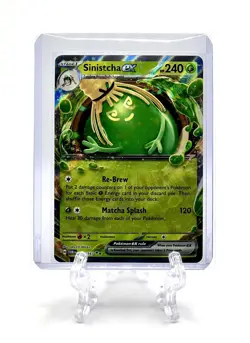 SINISTCHA EX 2024 Pokemon TCG Twilight Masquerade 23/167 DOUBLE RARE COSMIC HOLO - Image 1