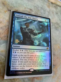 [MTG] Consult the Star Charts - (Prerelease Promo Foil) - Edge of Eternities EOE - Image 1