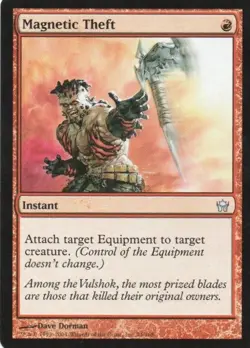 MTG: Fifth Dawn: Magnetic Theft: LP Condition - Image 1