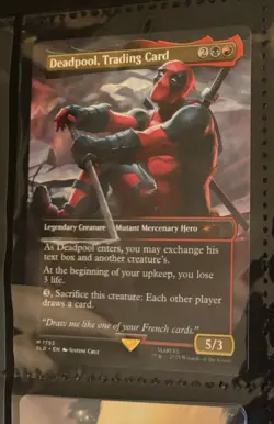 MTG Deadpool, Trading Card - Secret Lair - Non-Foil/Regular - Image 1
