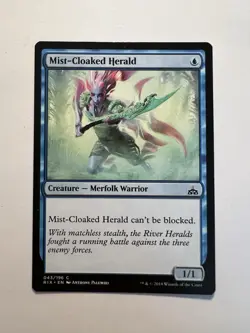 Mist-Cloaked Herald - MTG Rivals of Ixalan - NM - Image 1